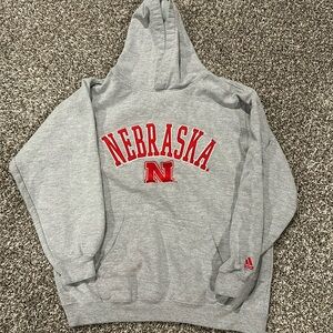 Junior XL Nebraska Huskers Grey Hoodie